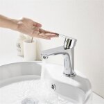 Robinet salle de bain chrom� aihom - mitigeur de lavabo en laiton moderne - 2 tuyaux tucai certifi� dvgw ...
