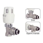 Robinet thermostatique avec tête 220 / 12x17 / equerre Robinet thermostatique avec tête 220 / 12x17 / equerre