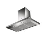 Roblin hotte dcorative murale aspirante inox largeur 90cm dbit dair 580 m3 / h