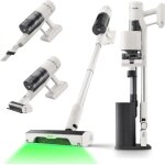 Roborock h60 hub - aspirateur balai sans fil avec station de vidage automatique - batterie amovible 60 ...