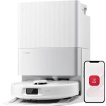 Roborock qrevo 5ae - aspirateur robot laveur avec station - puissance 12000 pa - serpillires flexiarm ...