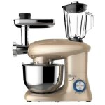 Robot 3 en 1 - marque - ptrin / hachoir / blender - 6 litres - contrle lectronique - beige