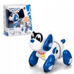 Robot interactif chien ruffy - silverlit ycoo - s88567 - capteur tactile - led brillants