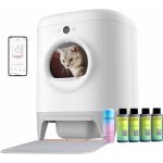 Litire autonettoyante - petkit - pura x - connecte - autonomie 7 - 10 jours - anti - odeur