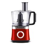 Robot multifonctions 800w - techwood tro - 6855 - 3 vitesses - rservoir 15l - coloris rouge