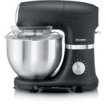 Robot p�tissier avec balance int�gr�e - severin - km3898 - noir mat