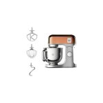 Robot ptissier - kenwood - kmix kmx760gd - acier inoxydable - 5 litres - bleu
