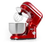 Robot ptissier - klarstein - 6 vitesses - robot cuisine - bol 5 l - 1300w - fonction pulse - robot multifonct ...