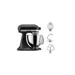 Robot ptissier multifonction  tte inclinable kitchenaid artisan 5ksm125 48 l 300 w noir mat