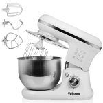 Robot ptissier tristar mx - 4817 - 1200 w - bol en acier inoxydable 5l - blanc