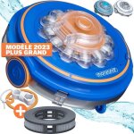 Monzana� robot automatique piscine 80 min 5200mah li - ion 80m� aspirateur robot piscine sans fil nettoyeur ...