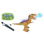 Robot t�l�command� rc tirex - dinosaure cracheur de fum�e avec effets sonores et lumineux