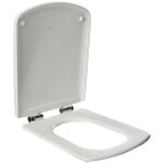 Abattant wc - roca - sidney a801382004 - laqu� blanc - chute amortie - universel