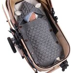Rock nid dange - enveloppe de poussette � capuche swaddle blanket - pour 0 - 12 mois nouveau - n� - gris ...