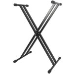 Support de clavier - rocket - kxs02 - réglable en hauteur - double embase - noir Support de clavier - rocket - kxs02 - réglable en hauteur - double embase - noir