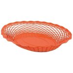 Roger orfevre - corbeille pain vintage ovale orange 30x24 cm Roger orfevre - corbeille pain vintage ovale orange 30x24 cm