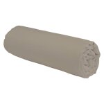 Le roi du matelas - drap - housse coton vison bonnet 25 - 70x200 cm - 100% coton