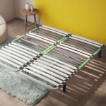 Le roi du matelas - sommier  lattes sedazone - 140x190 cm - cadre mtal - lattes bouleau / peuplier ...