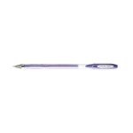 Roller encre gel - uniball - signo um120ac - 07mm - violet pastel - syst�me double bille