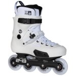 Roller freestyle - powerslide - zoom pro nova 80 - blanc - roues 80mm - roulements abec 9