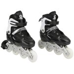 Roller in line 4 roues - taille s 27 - 32 noir - huaimeipin