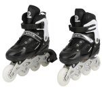 Roller in line - agnesg - chaussures de patinage � roulettes - noir - enfant - glisse urbaine