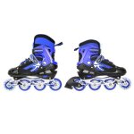Roller in line pour enfants jeobest - taille m - bleu - pointures 32 - 37