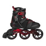 Roller en ligne playlife gt black 110 - taille 44 - adulte - mixte