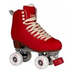 Roller quad chaya deluxe ruby 36 blanc - patins complet - adulte
