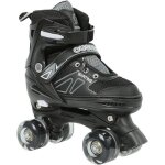 Roller quad enfants huole - taille m noir - réglables non clignotantes Roller quad enfants huole - taille m noir - réglables non clignotantes