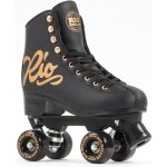 Roller quad - rio roller - rose black - adulte - noir