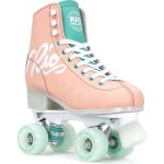 Roller quad - rio roller - script - peach / green - adulte - homme