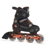 Rollers alu fille fila wizy - noir / saumon - femme - enfant - roller