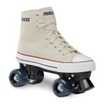 Rollers enfant roces quad chuck classic - beige ou rose - soft en toile - fibre - pvc 54x32mm 85a