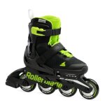 Rollers enfant - rollerblade - microblade t83 - noir / vert - r�glable - confortable - 4 tailles