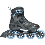Rollers - rollerblade - macroblade 84 boa - noir / bleu - taille 42 - confort et performance