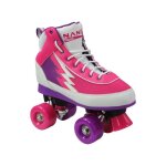 Rollers fille nano quad - nano - chaussure en synth�tique - frein en pu - couleurs n�on