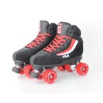Rollers quad ace rental - fila - mixte - noir / rouge - pour adulte - sports roller