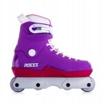 Rollers - roces - m12 lo team malva - violet - polyurthane - adulte