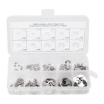 Rondelle e clip tbest - kit de circlips en acier inoxydable - 120 pices