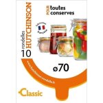 Rondelles universelles - hutchinson - d 80 / 56 x 25 mm - lot de 10 - caoutchouc - compatibles bocaux ...