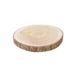 Rondin de bois - dcoration de fte - 38 x 35 cm - bois massif - intrieur - mixte