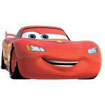 Stickers repositionnables gants cars flash mcqueen - the deco factory - enfant - rouge - vinyle