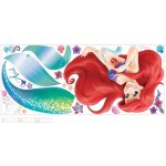 Sticker géant - roommates - disney la petite sirene ariel - 98x80cm - repositionnable - vinyle Sticker géant - roommates - disney la petite sirene ariel - 98x80cm - repositionnable - vinyle