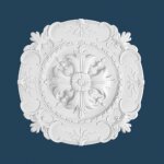 Rosace noble marbet r - 5  40 cm polystyrne lger blanc