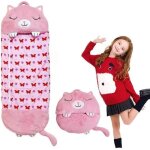 Sac de couchage - pimpimsky - m121 - 180x70 cm - coton - fille rose