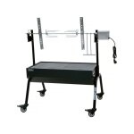 R�tissoire charbon avec broche �lectrique senator - noir