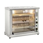 R�tissoire professionnelle �lectrique � 2 broches - 8 poulets - furnotel