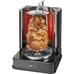 R�tissoire verticale - clatronic - dvg 3686 - 1400 watt - noir - avec tourne - broche