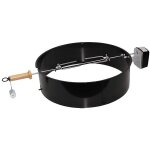 Rôtissoire - weber - barbecue charbon 57cm - cadre circulaire en acier émaillé - adapté aux cuves de ... Rôtissoire - weber - barbecue charbon 57cm - cadre circulaire en acier émaillé - adapté aux cuves de ...